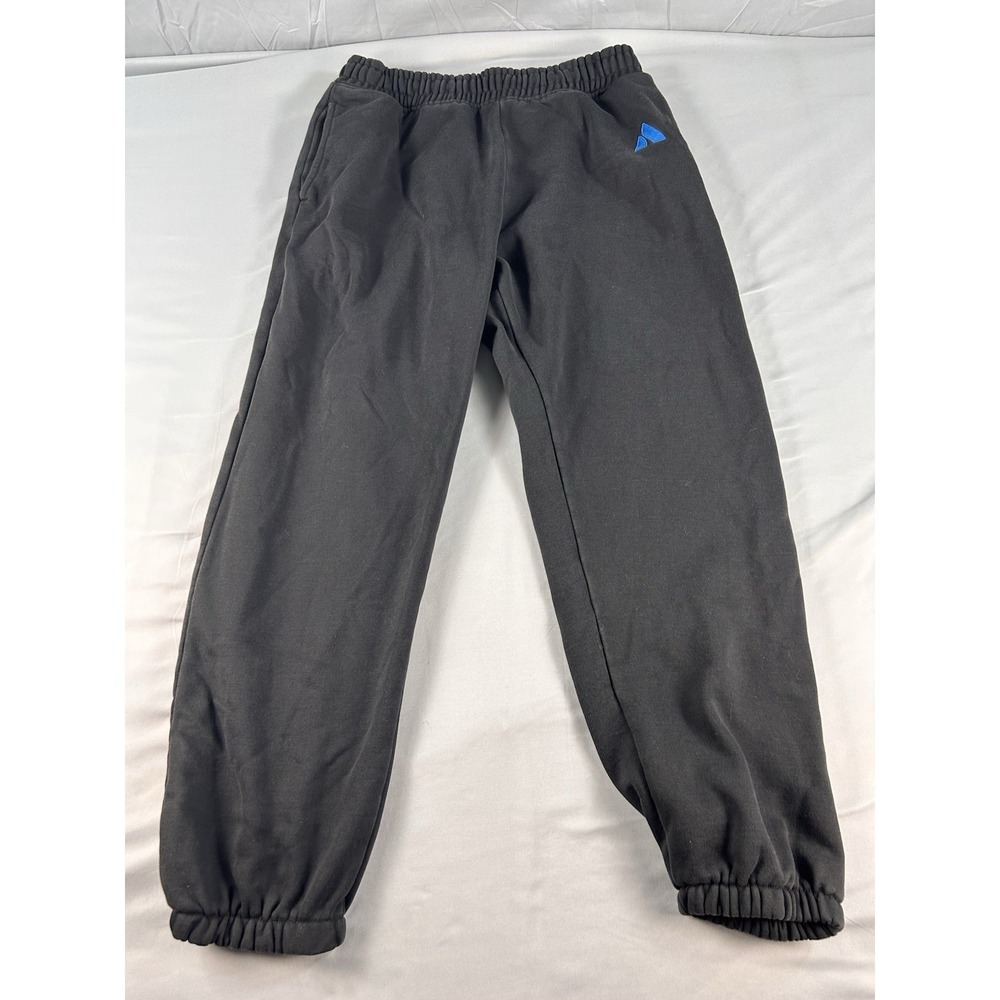 District Black Fleece Jogger Sweatpants Mens‎ Large Elastic Waist Tapered